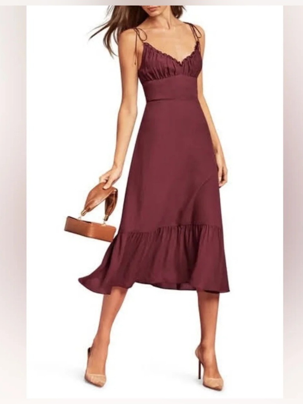 Reformation Plum Embry Dress Size 8